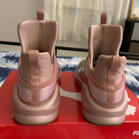 Rose Gold Puma Trainers - Picture 6 of 11